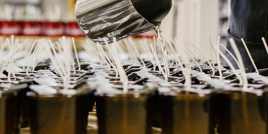 How We Make Our Hand Poured, Soy Wax Candles