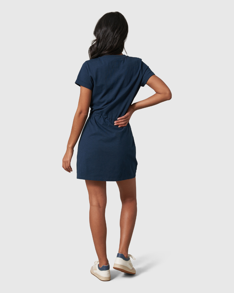 Vestido camisero de punto