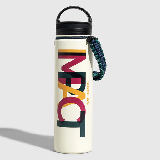 Botella de acero aislada de 22 oz.