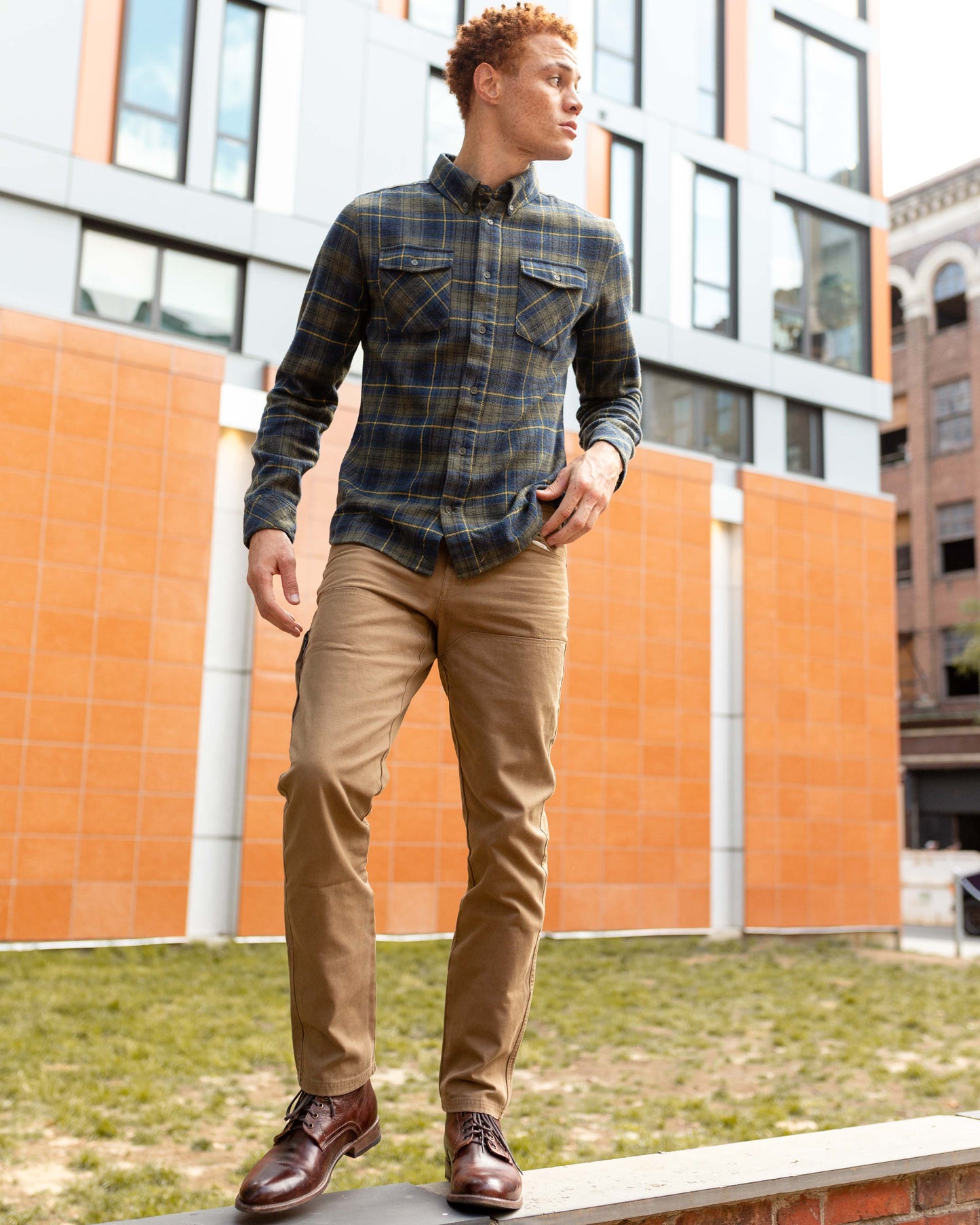 Pantalon de travail en toile biologique