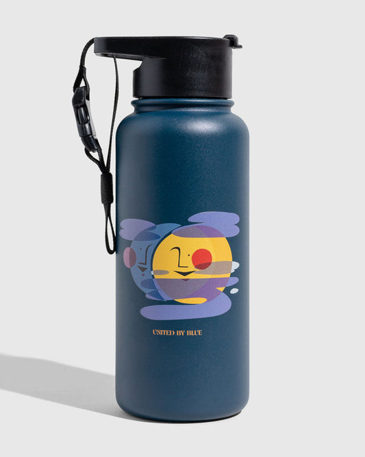 Botella de acero aislada de 32 oz.