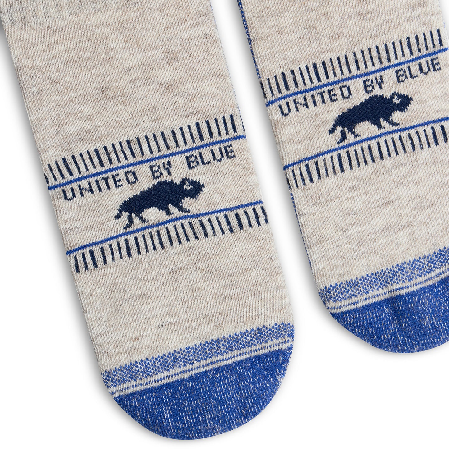 Bison Trail Low-Cut Sock - Blue (Detail)