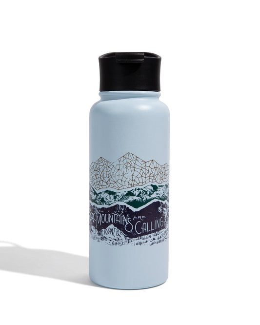 Botella de acero aislada de 32 oz.
