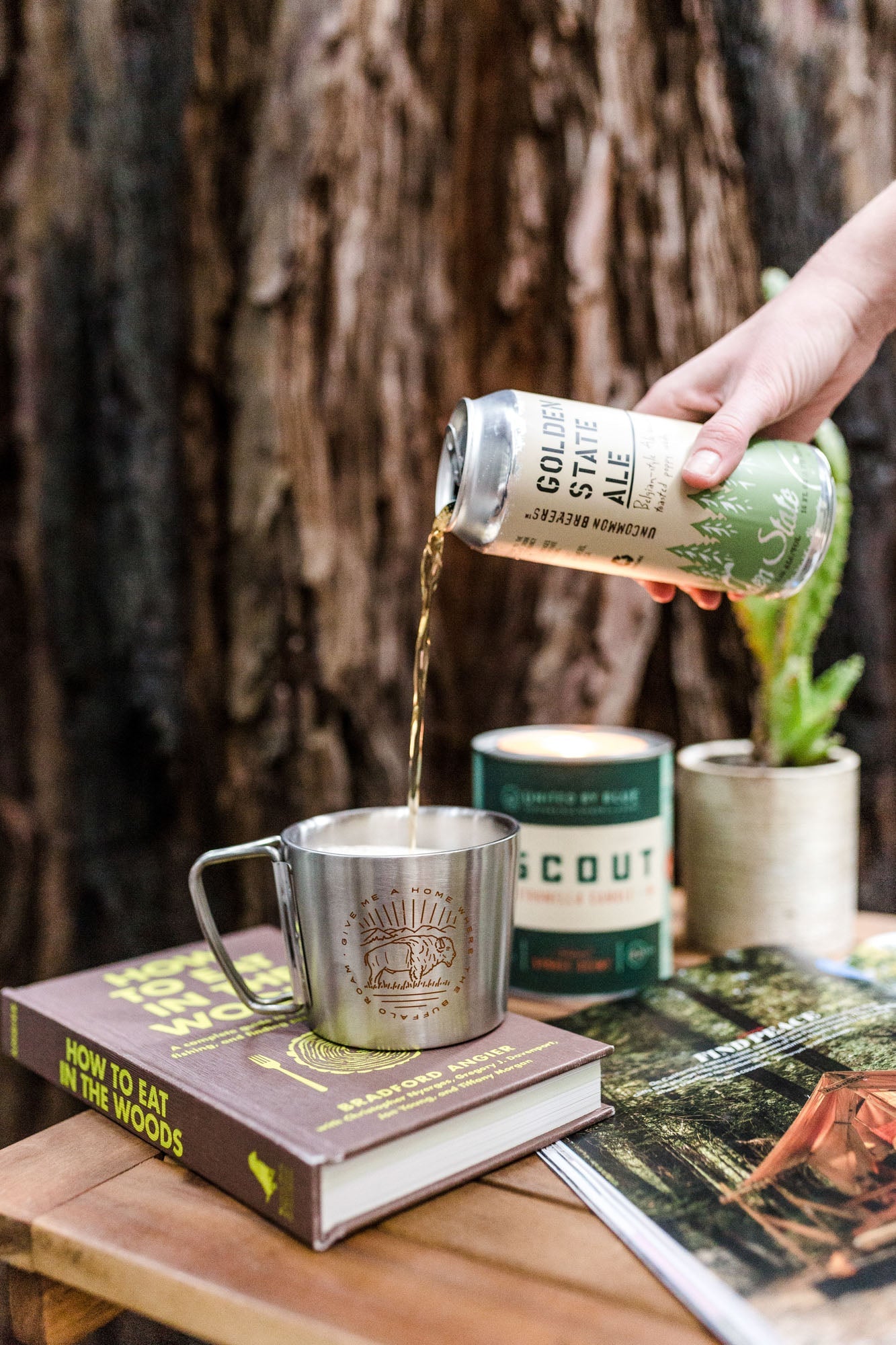 Buffalo Roam Stainless Compass Cup