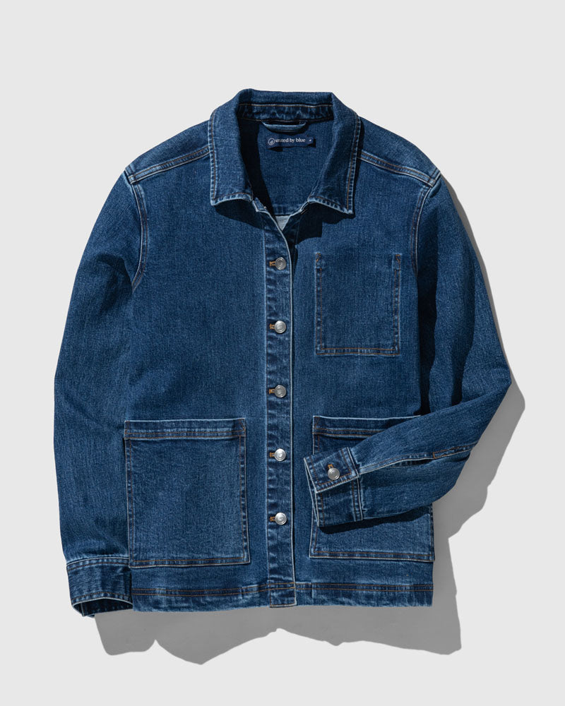 Organic Denim Painter s Jacket