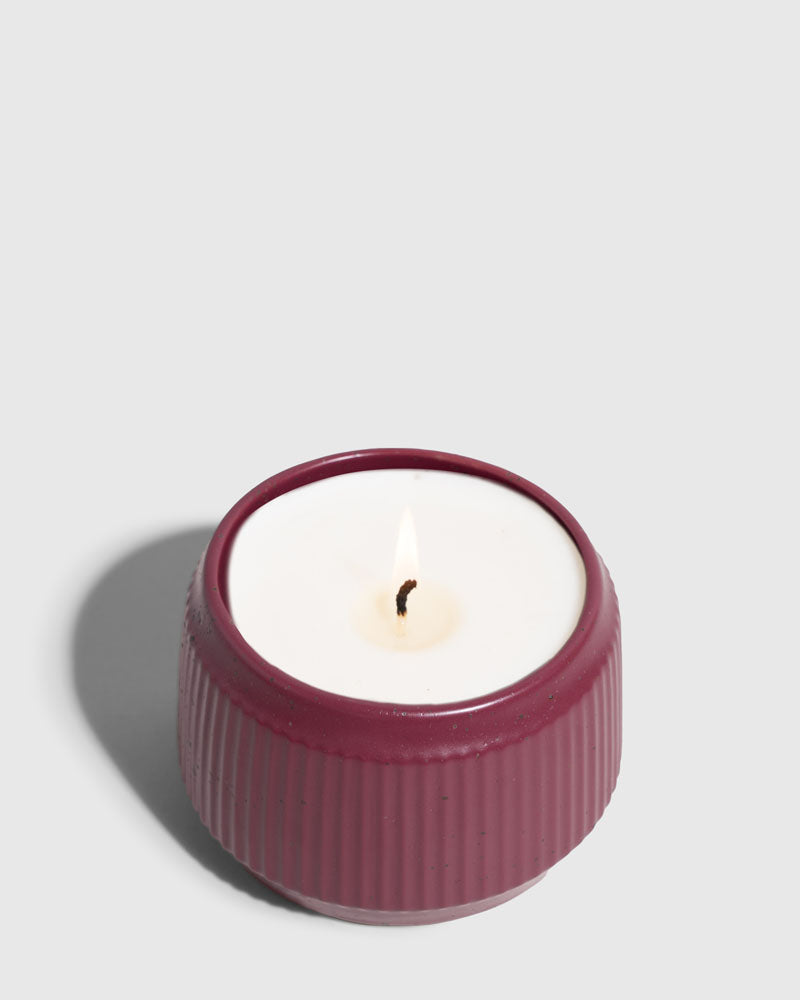 14 Oz. Ceramic Keepsake Candle - Wild Bramble