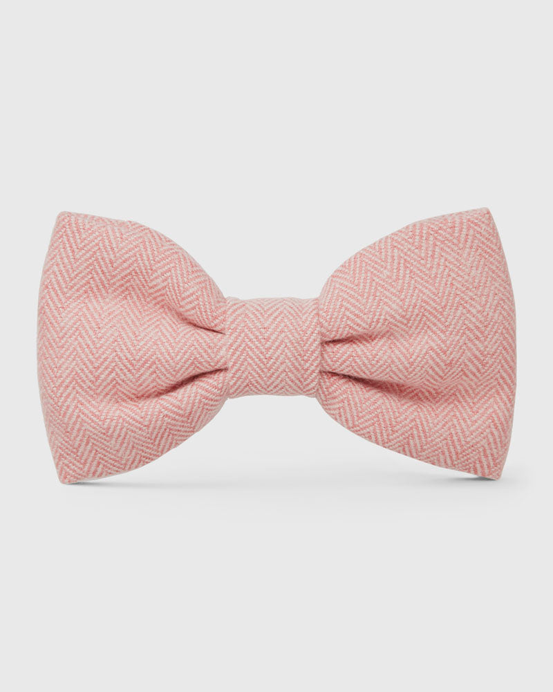Pink Herringbone