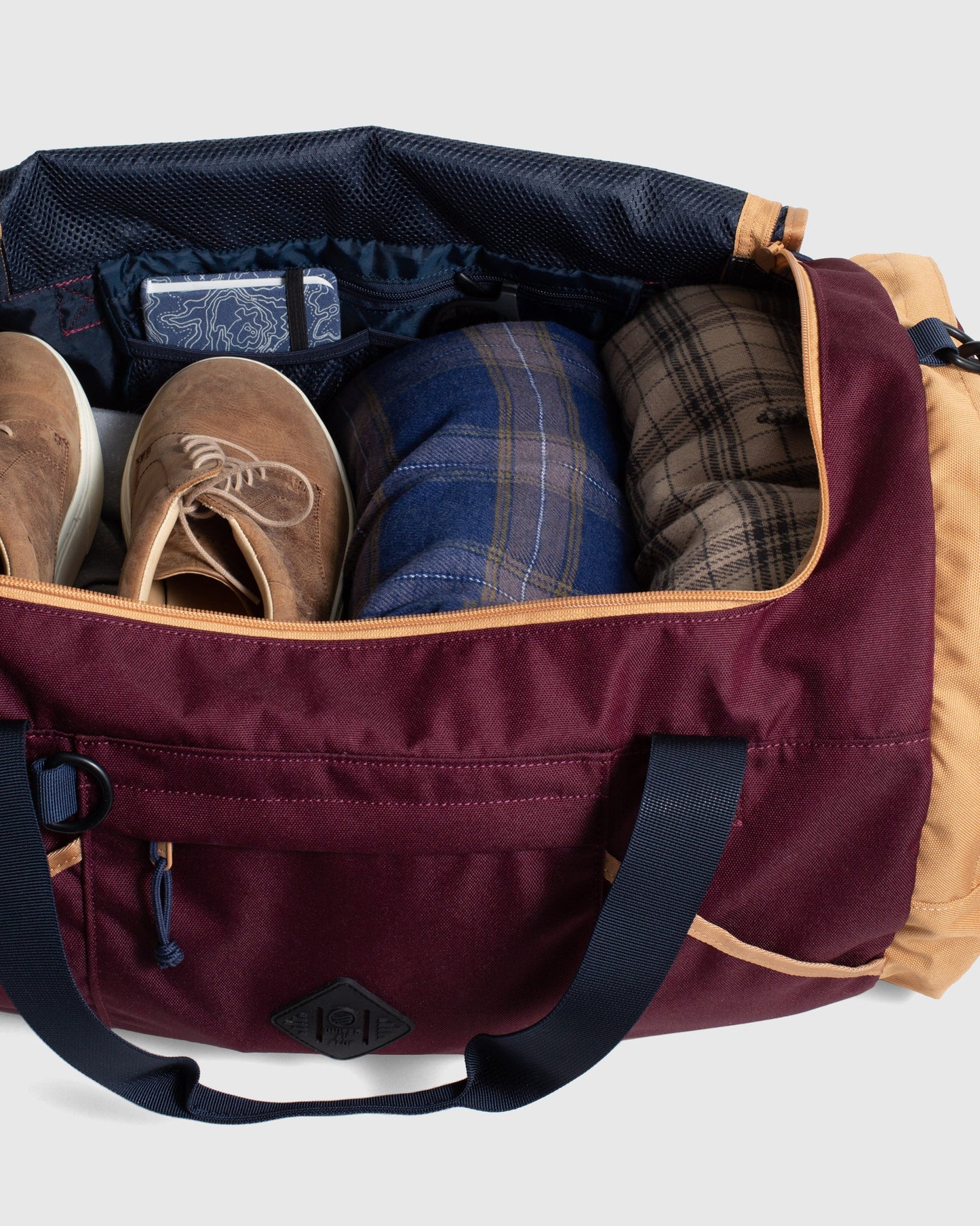 (R)evolution™ 55L Carry-On Duffle - Cocoa - Maroon