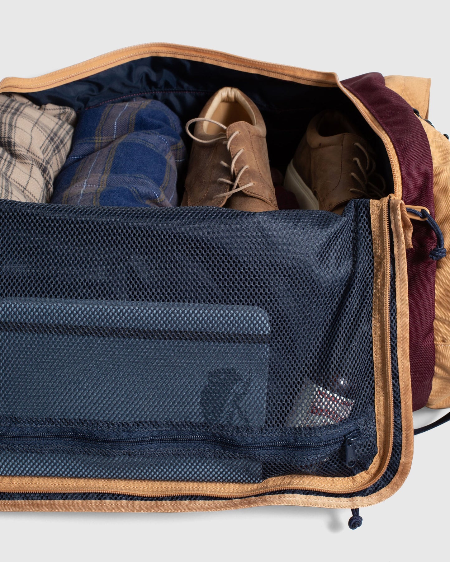 (R)evolution™ 55L Carry-On Duffle - Cocoa - Maroon