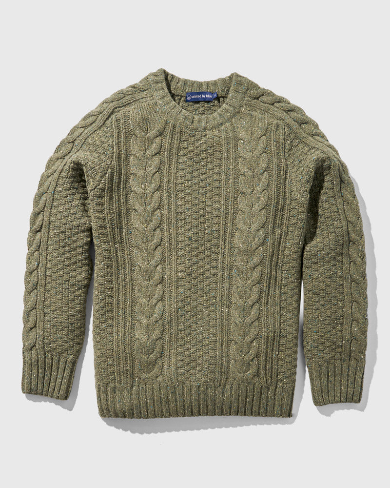Recycled Nepped Fisherman Sweater