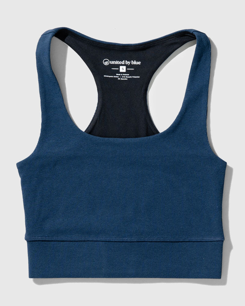 Ecoknit™ Ribbed Sports Bra