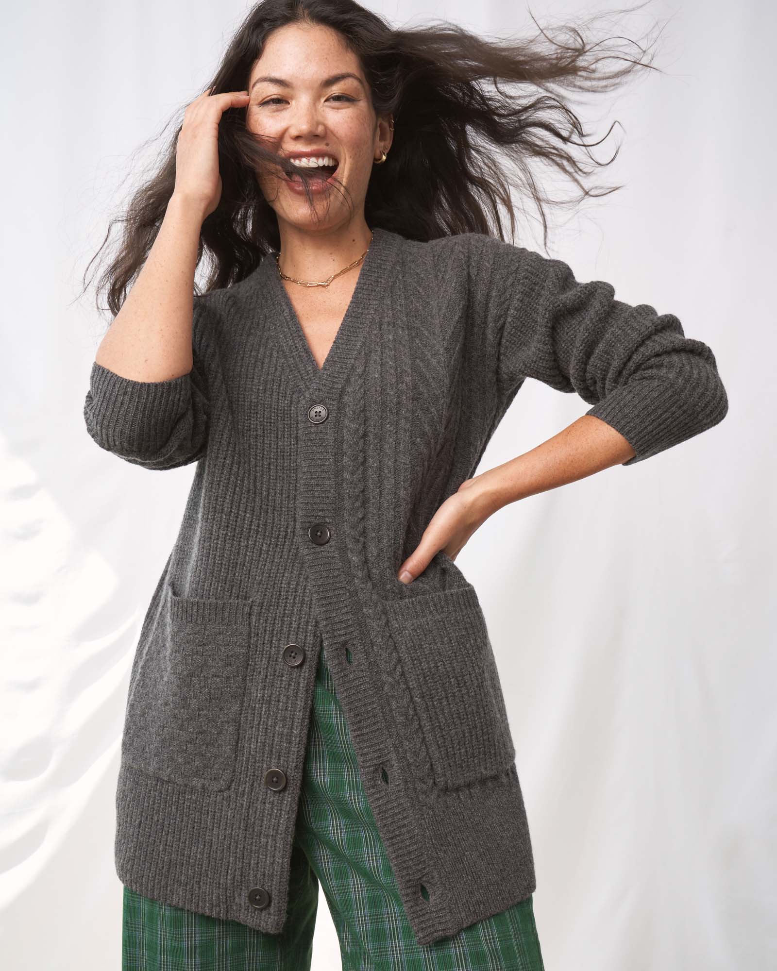 City Collage Cardigan