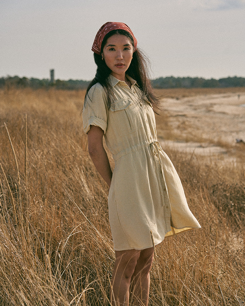 chinese dress ladies Womens Linen Field Guide Shirt Dress – United By Blue