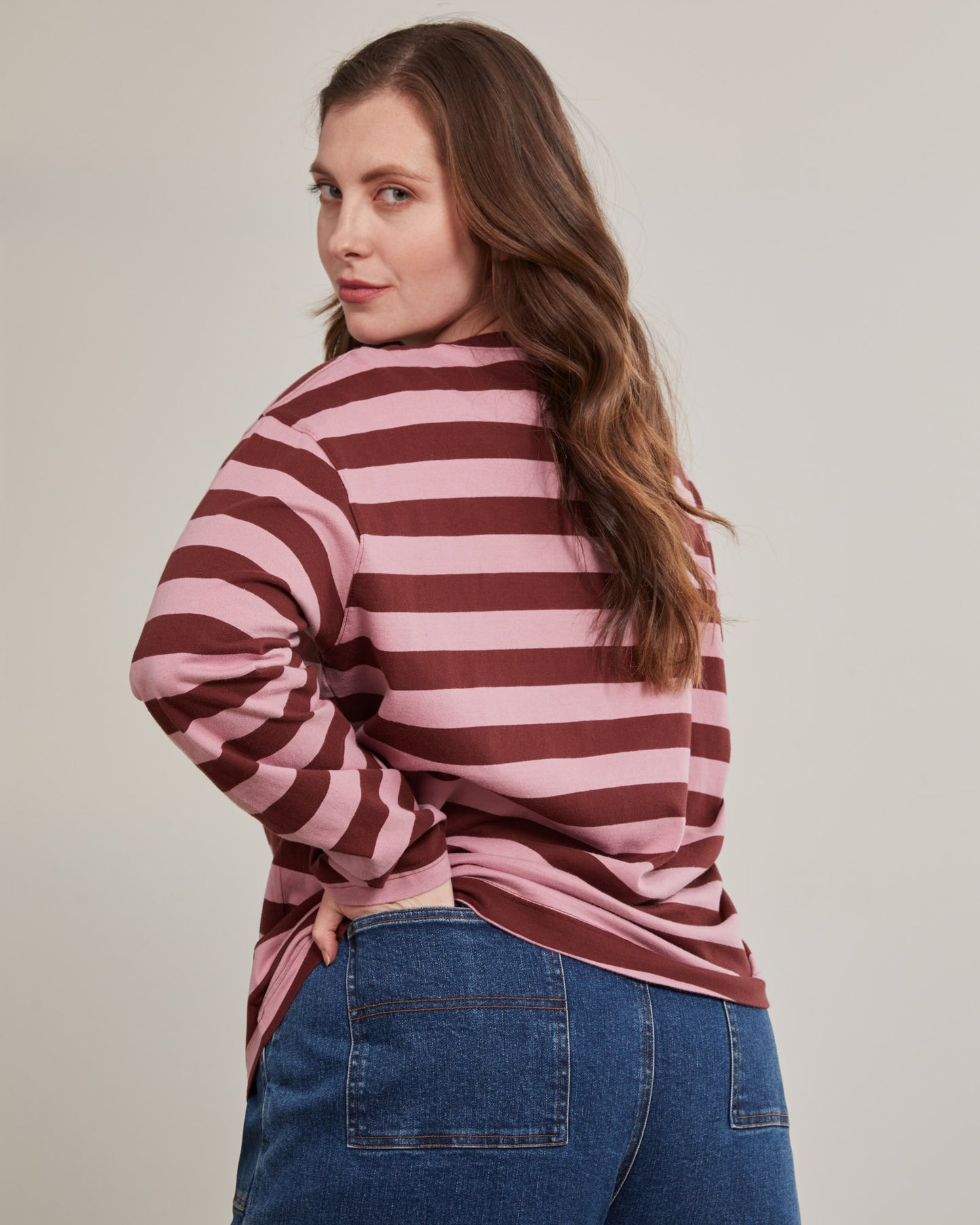 Organic Slouchy Long-Sleeve Tee