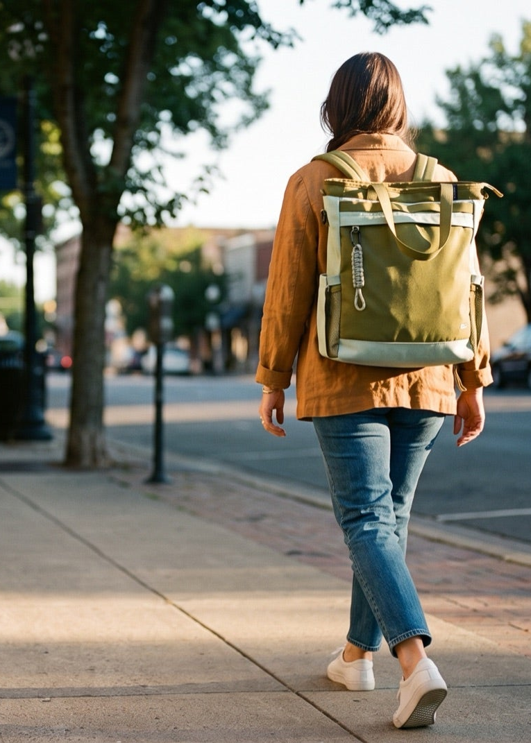 One Bag That Replaces Three.