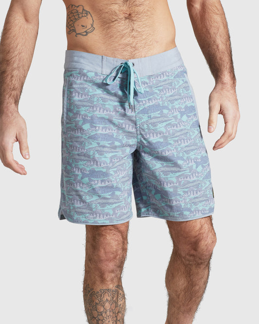 Men's Organic Scallop Board Short