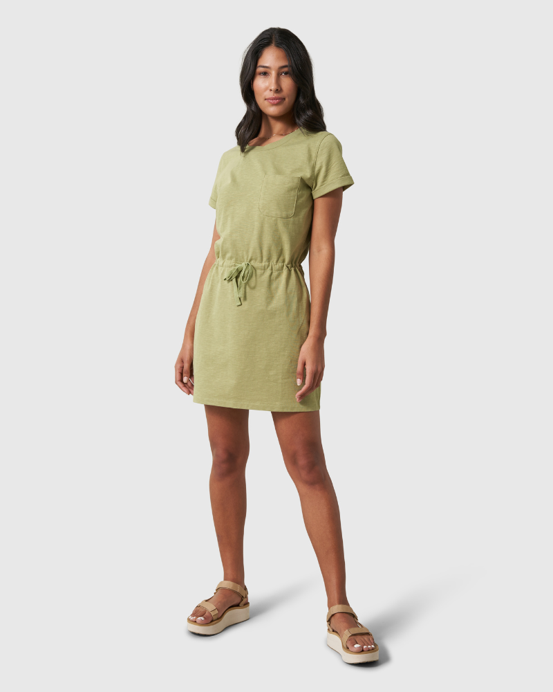 Organic Cotton Knitted Tee Shirt Dress