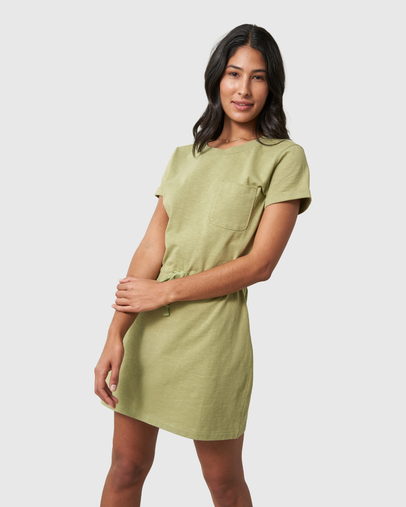 Organic Cotton Knitted Tee Shirt Dress