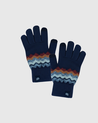 THE MERINO WOOL MOUNTAIN AND MARLED KNIT GLOVE 2 PACK