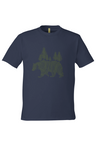 Unisex Graphic Tee in 100% Organic Cotton - Pine Bear