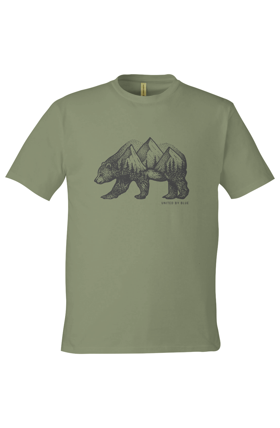 Unisex Graphic Tee in 100% Organic Cotton - Grizzly