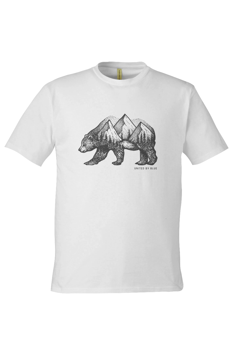 Unisex Graphic Tee in 100% Organic Cotton - Grizzly