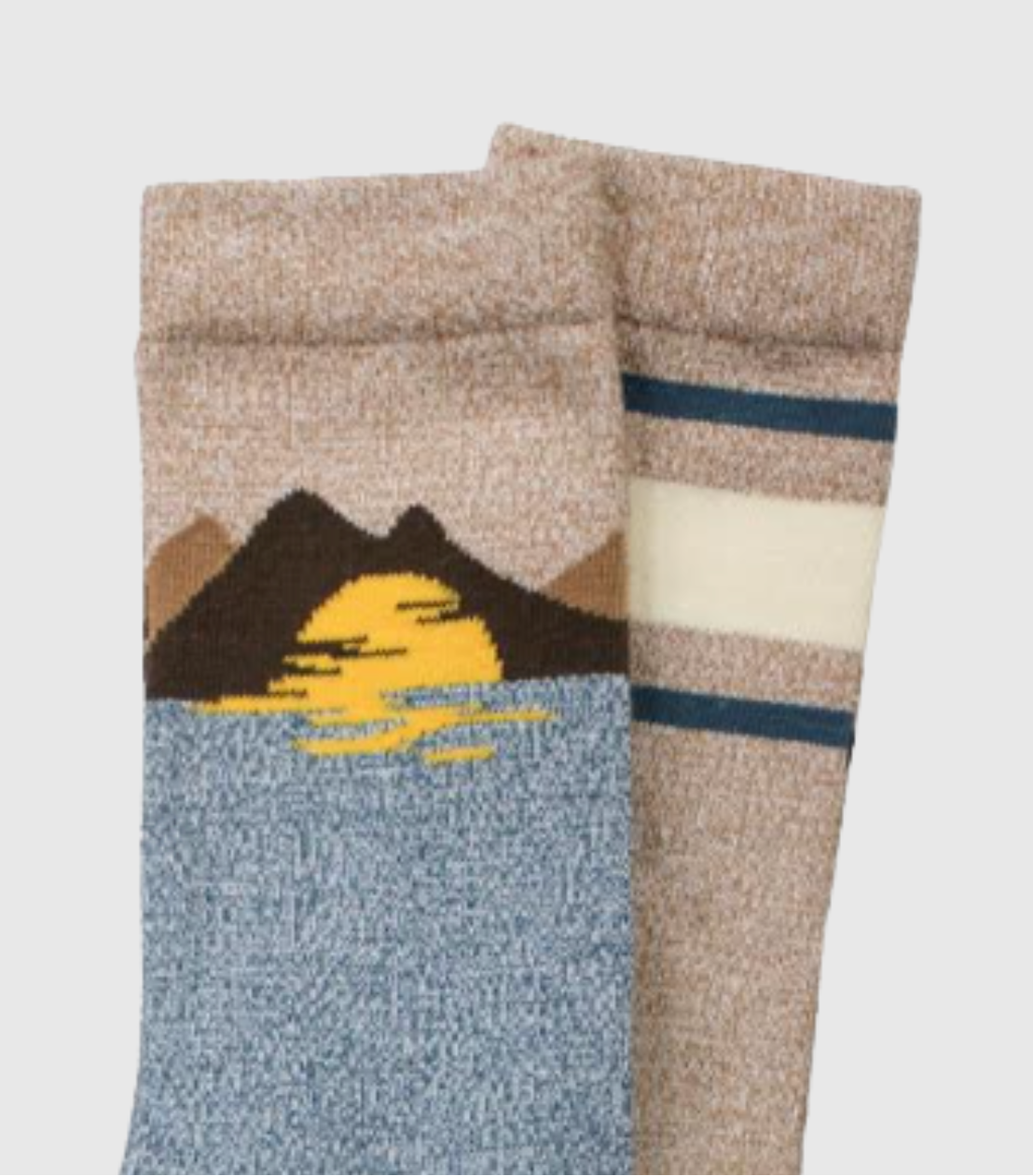 The Soft Hemp Mountain Crew Sock - 2 Pack