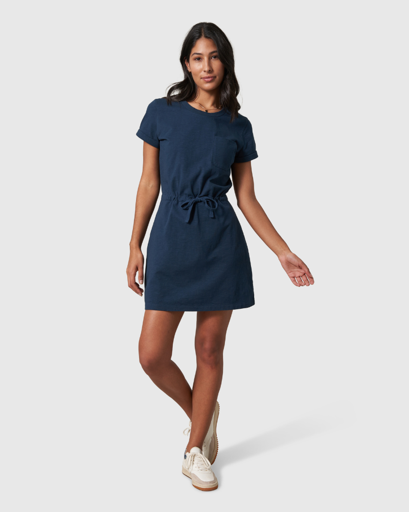 Organic Cotton Knitted Tee Shirt Dress