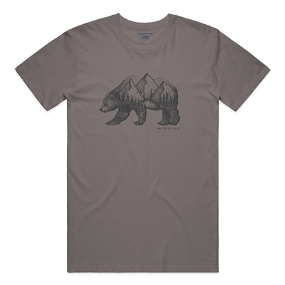Unisex Graphic Tee in 100 Ringspun Cotton Pine Bear