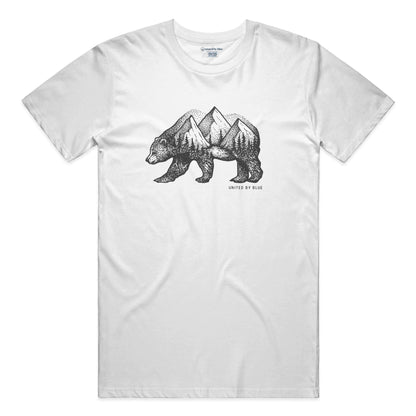 Unisex Graphic Tee in 100 Ringspun Cotton Pine Bear