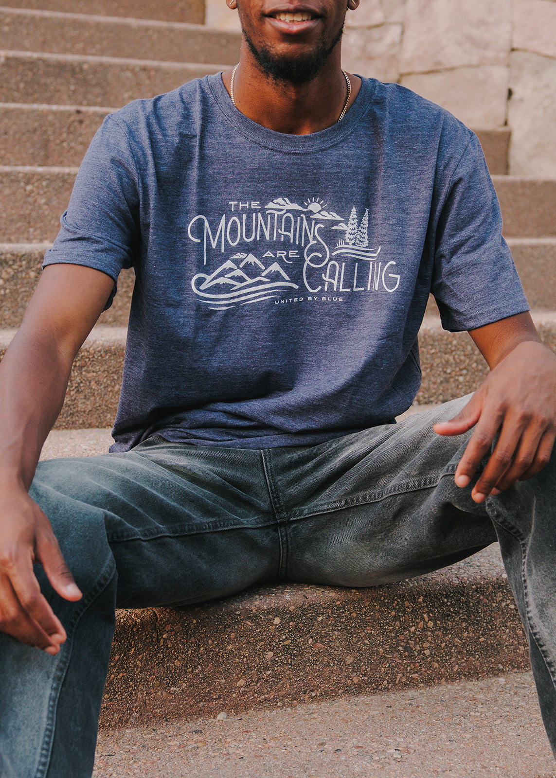 Mountains Are Calling - Biodegradable Graphic Tee - (All-gender)