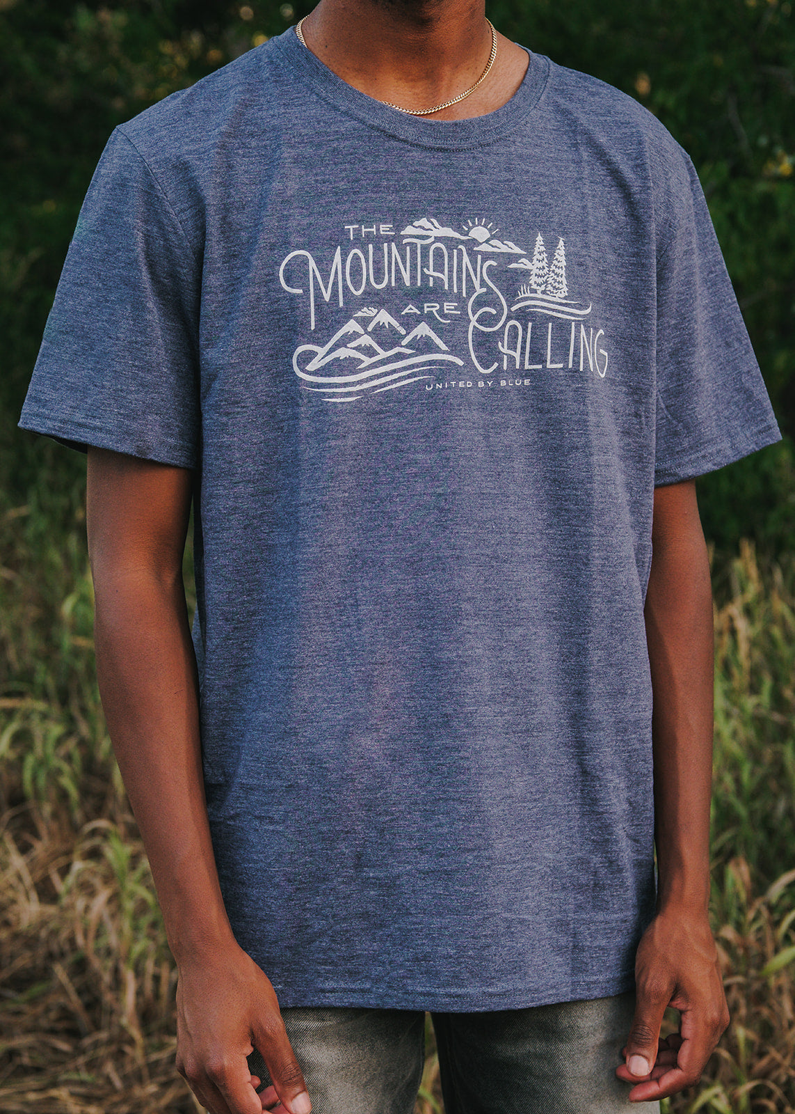 Mountains Are Calling - Biodegradable Graphic Tee - (All-gender)