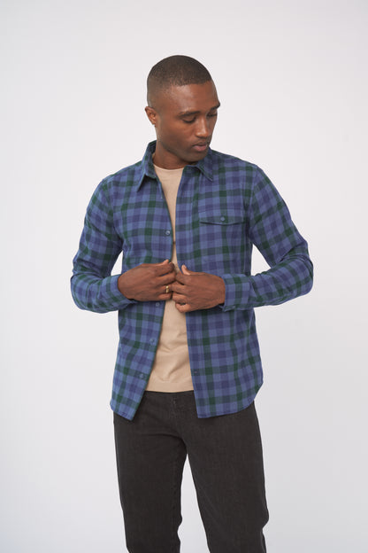 MENS ORGANIC COTTON HEMP FLANNEL