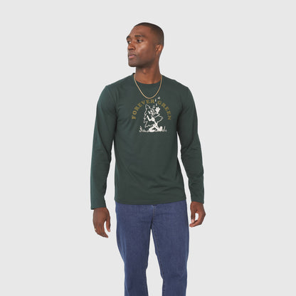 Forever Green Long-Sleeve Graphic Tee