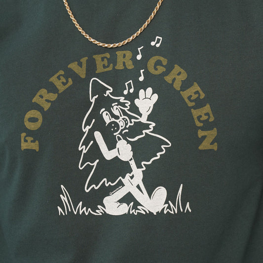 Camiseta gráfica de manga larga Forever Green