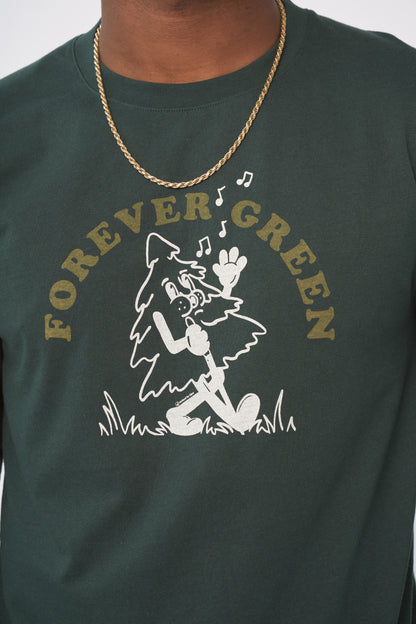 Forever Green Long-Sleeve Graphic Tee