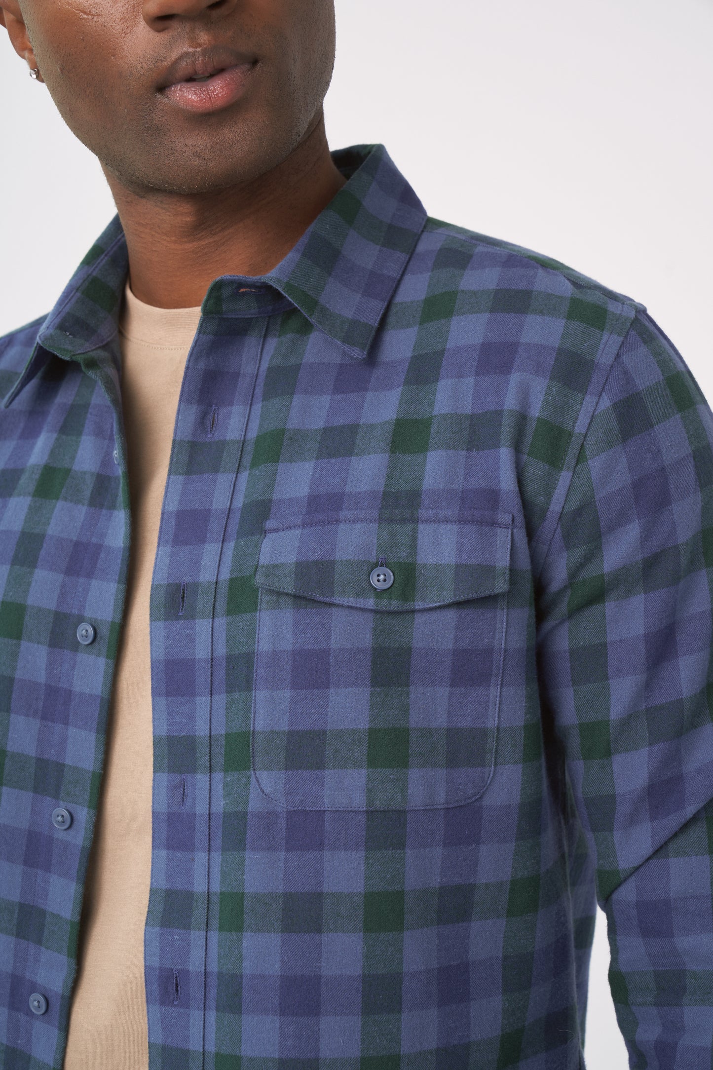 MENS ORGANIC COTTON HEMP FLANNEL