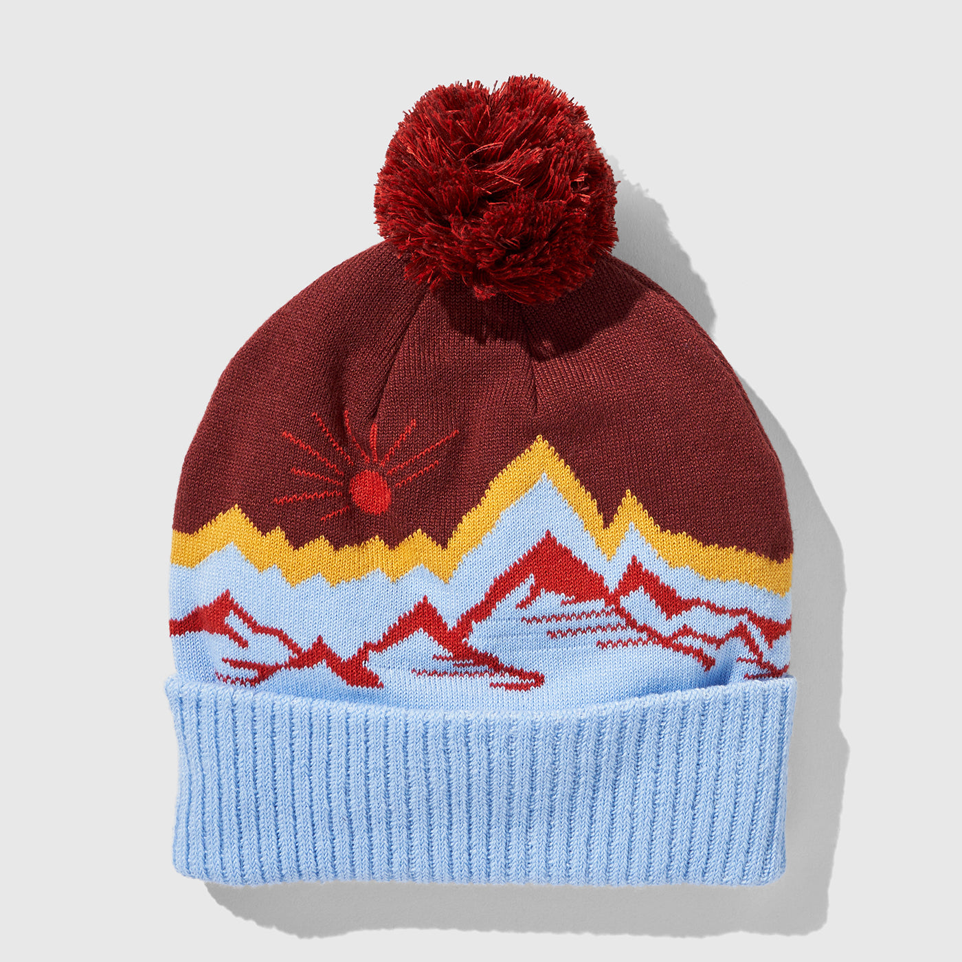 Gorro con pompón novedoso y reciclado