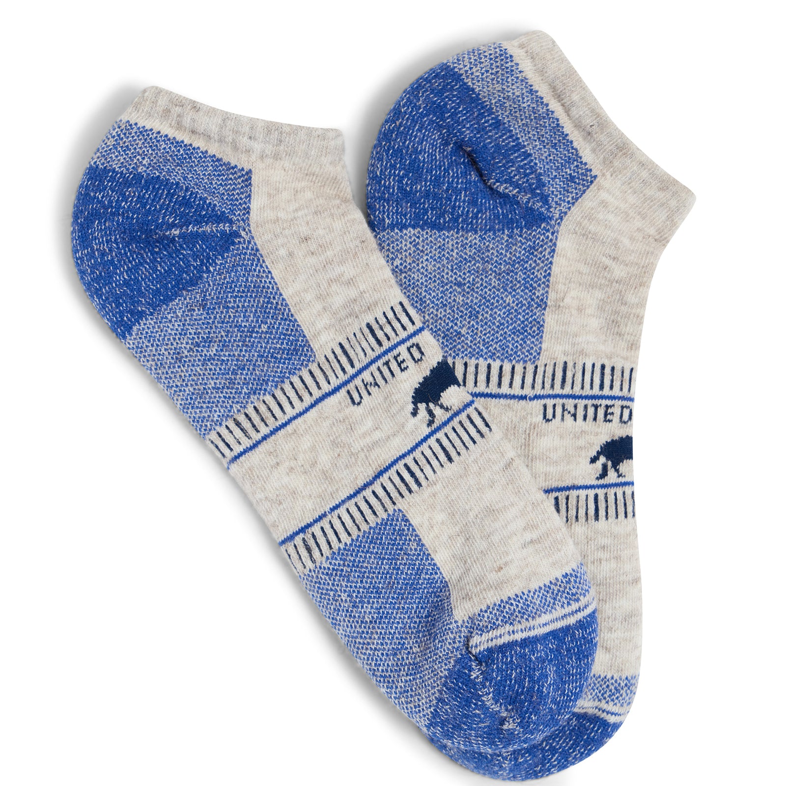 Bison Trail Low-Cut Sock - Blue (Pair)
