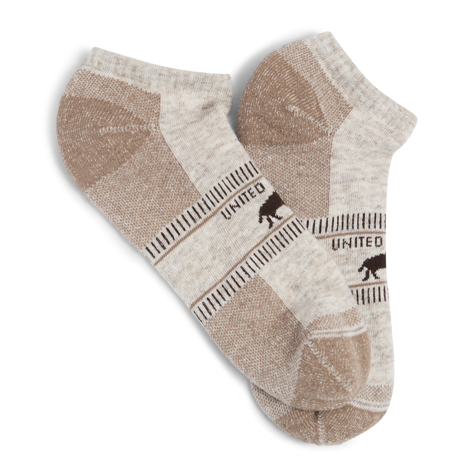 Bison Trail Low-Cut Sock - Taupe (Pair)