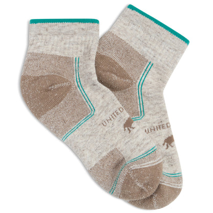 Bison Trail Quarter Sock - Taupe (Pair)