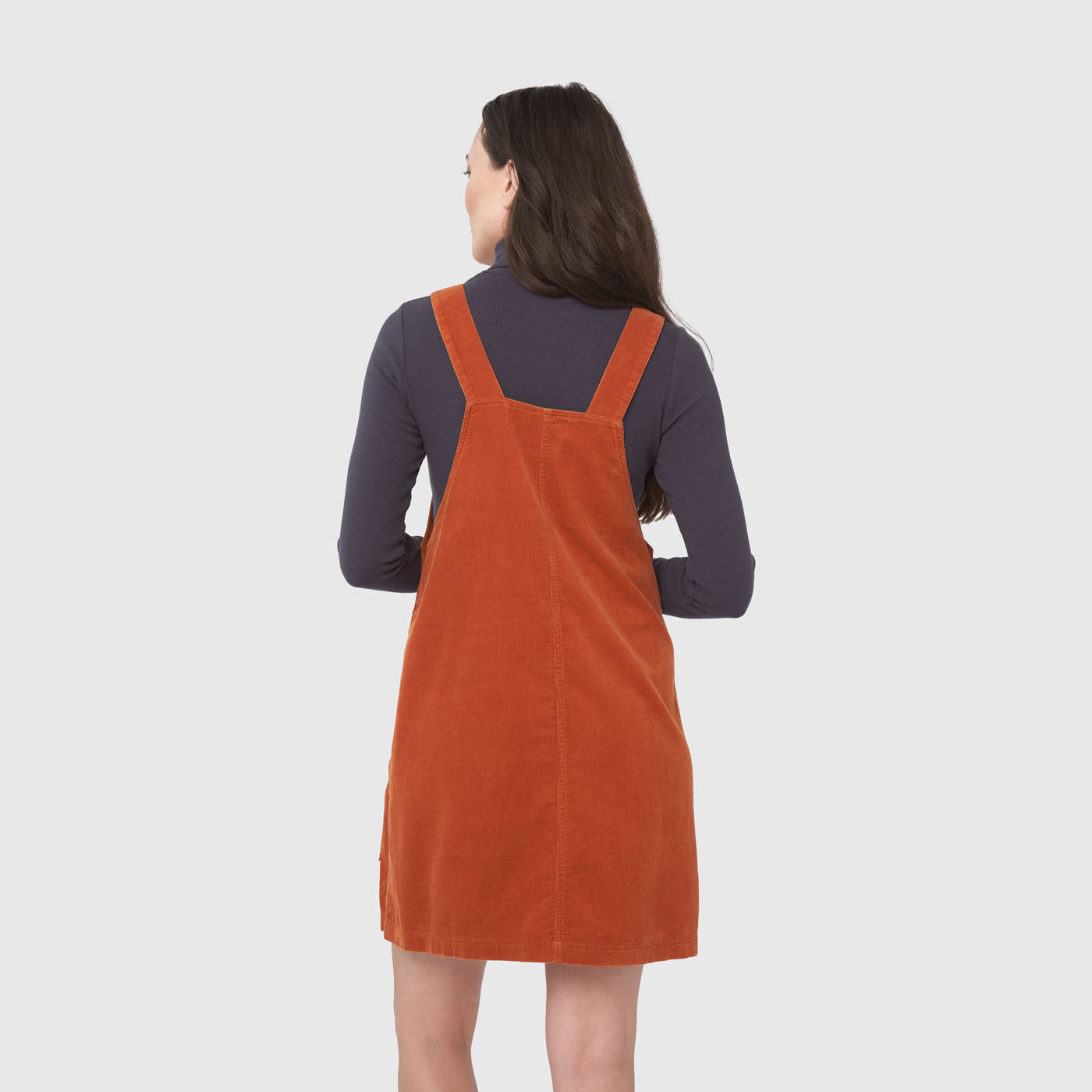 United By Blue Corduroy Overall Dress - Ginger / Small United By Blue Corduroy Overall Dress - Ginger / Small