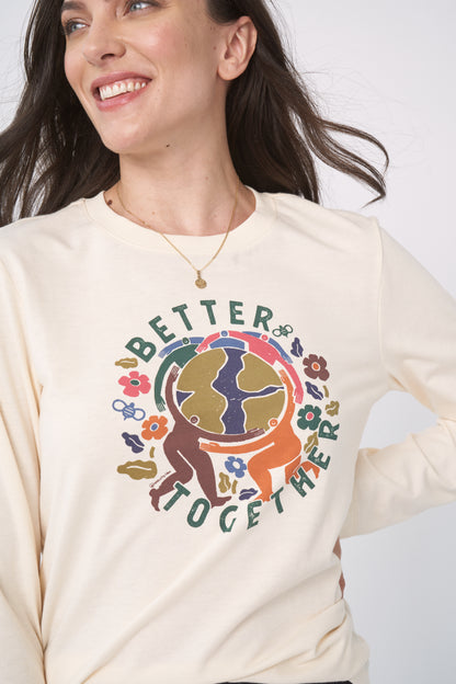 Earth Dance Long-Sleeve Graphic Tee