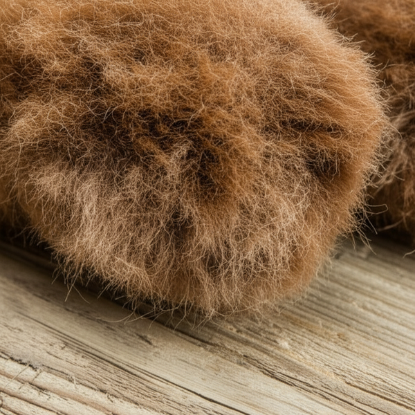 Yak wool socks in outdoor setting