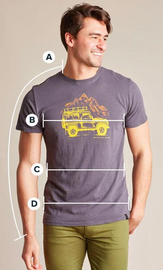 size guide mens â United By Blue