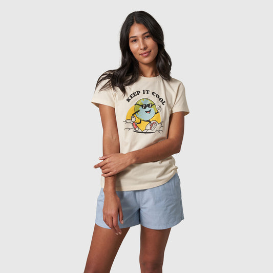 Women's Short Sleeve Graphic Tee - Keep It Cool Short Sleeve Graphic Tee