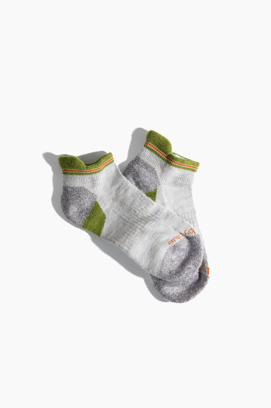 The Merino Wool Top Stripe Low Cut Sock with Cushioned Sole