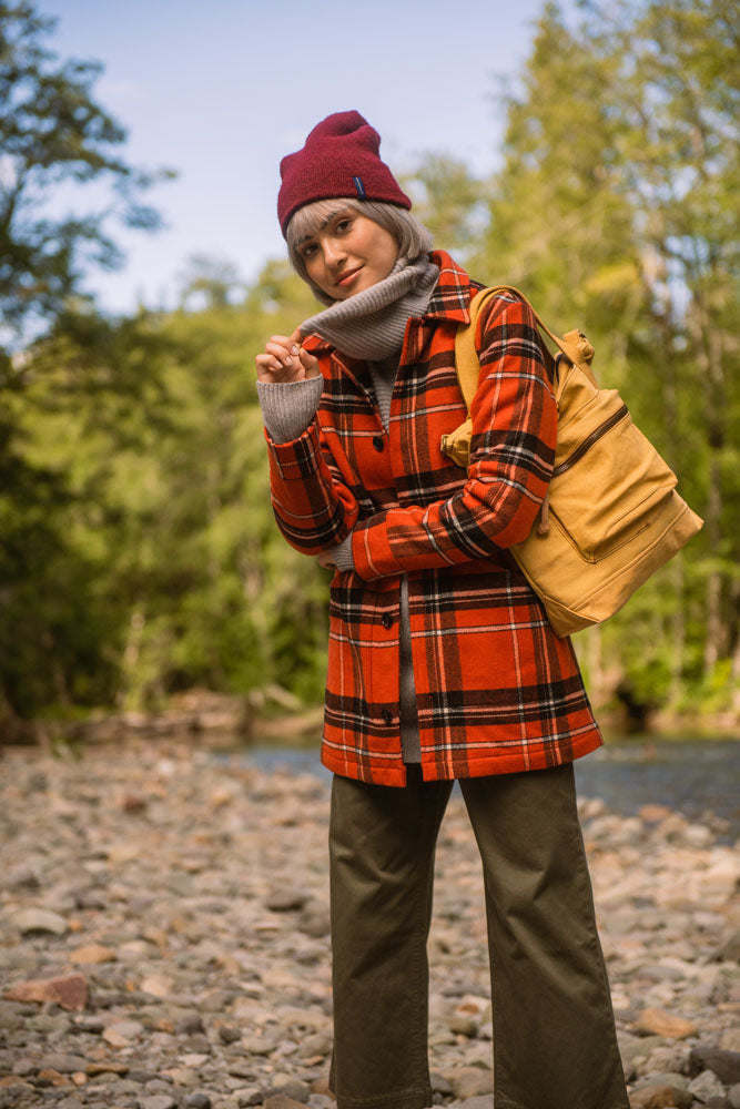 Tartan store winter jacket