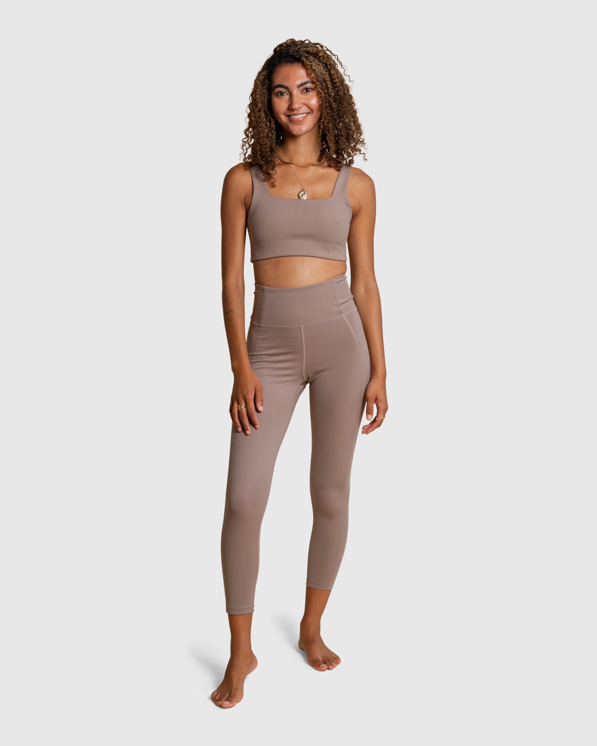 Girlfriend Collective  High Rise Ribbed Legging - Cypress – Aum