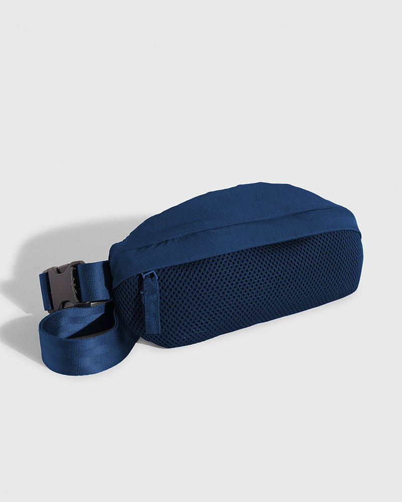 Navy blue belt online bag